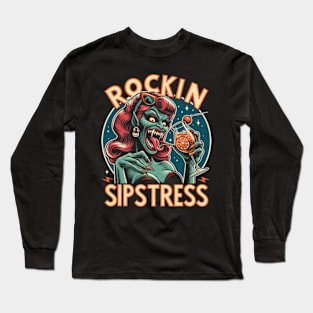 Aperol Spritz Rockin Sipstress Long Sleeve T-Shirt